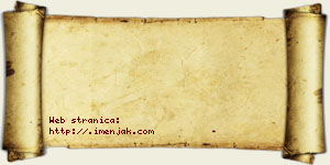 Kornelije Burmaz vizit kartica